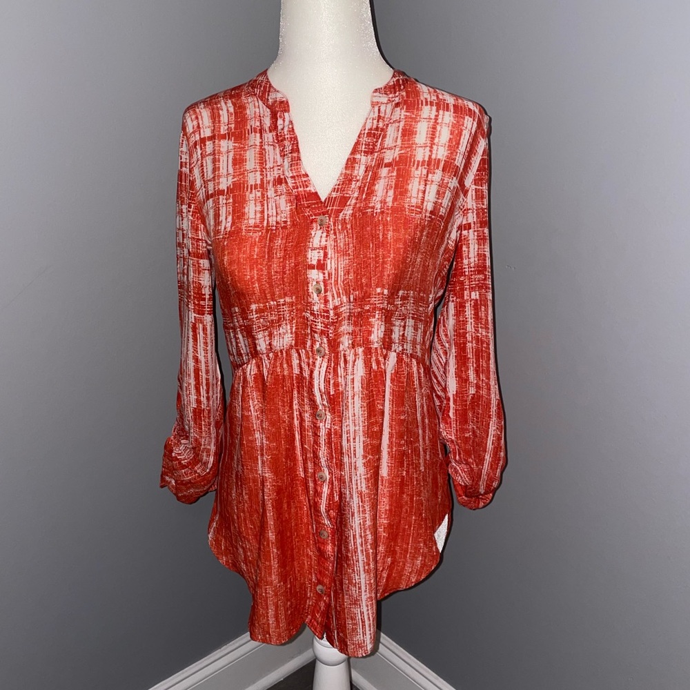 MAEVE by Anthropologie tunic blouse size 2